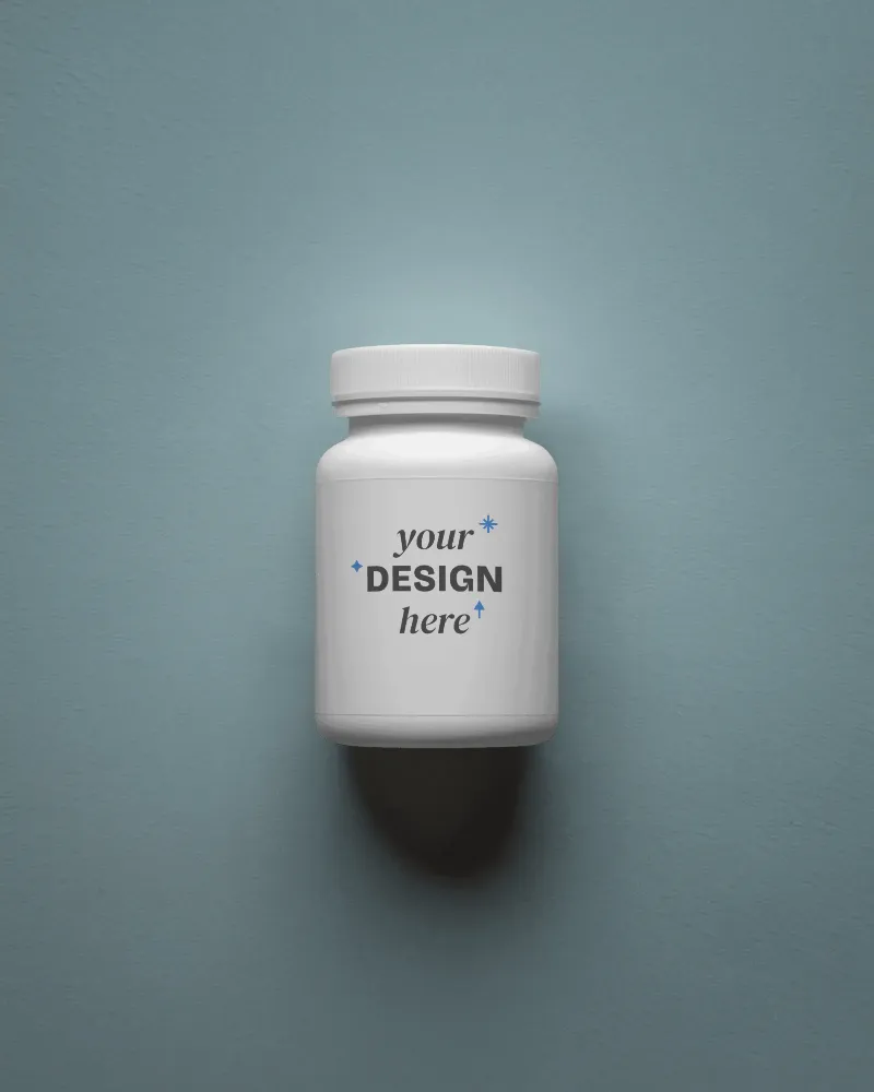 pharmaceutical Pill Bottle Mockup