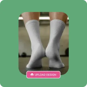 upload socks mockup