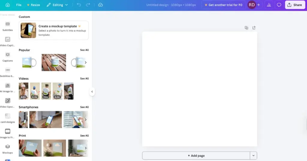 canva mockup generator