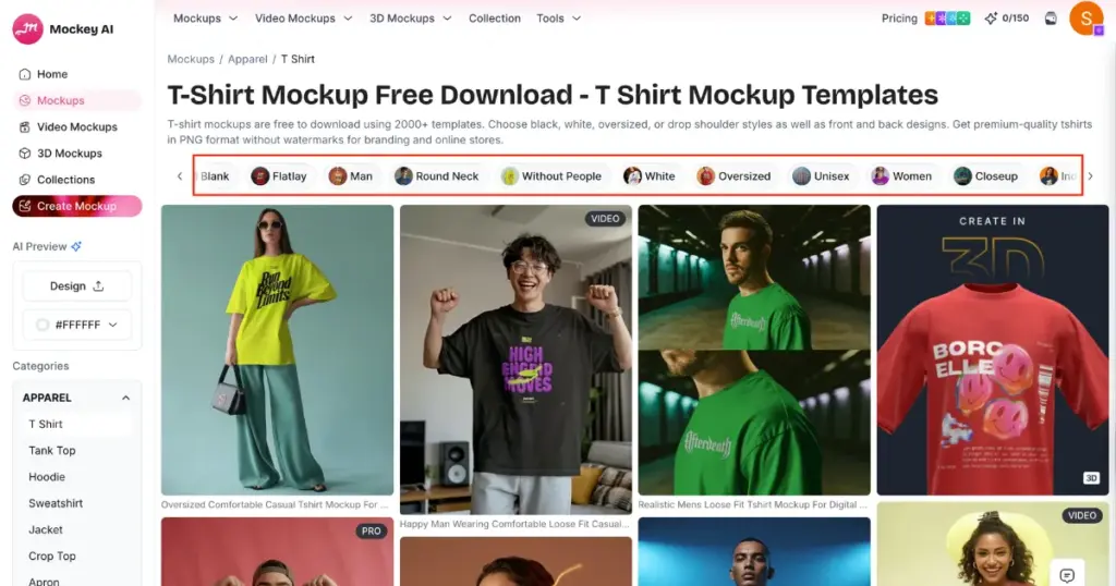 different types of products