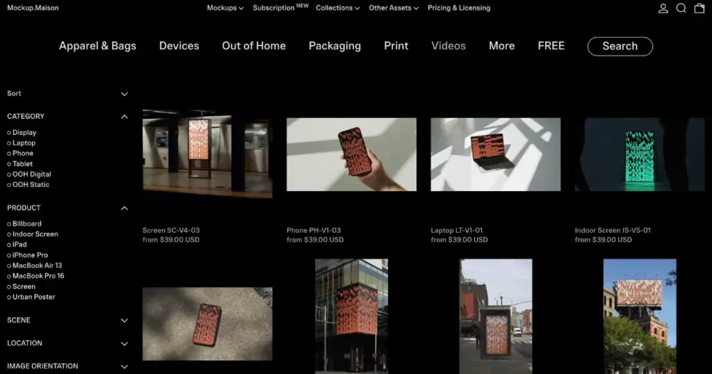 mockup maison video mockups