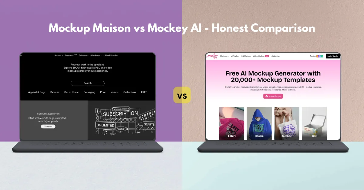 Mockup Maison vs Mockey AI – Honest Comparison (2026)