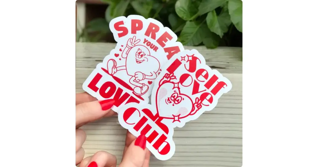 paper sticker to use