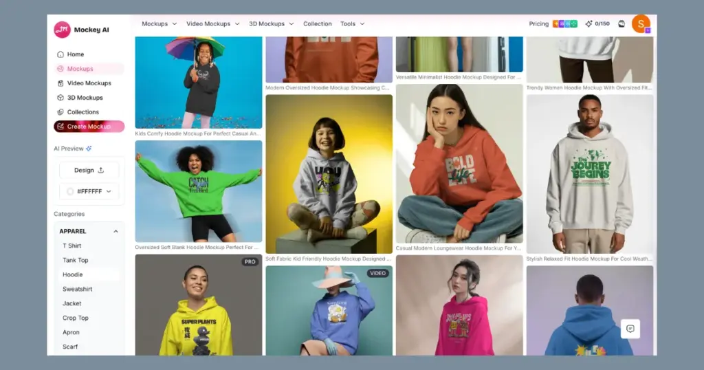 use right mockup generator for template
