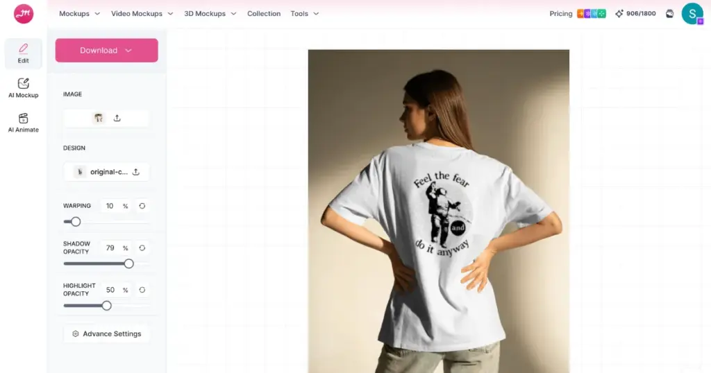 design upload to the product