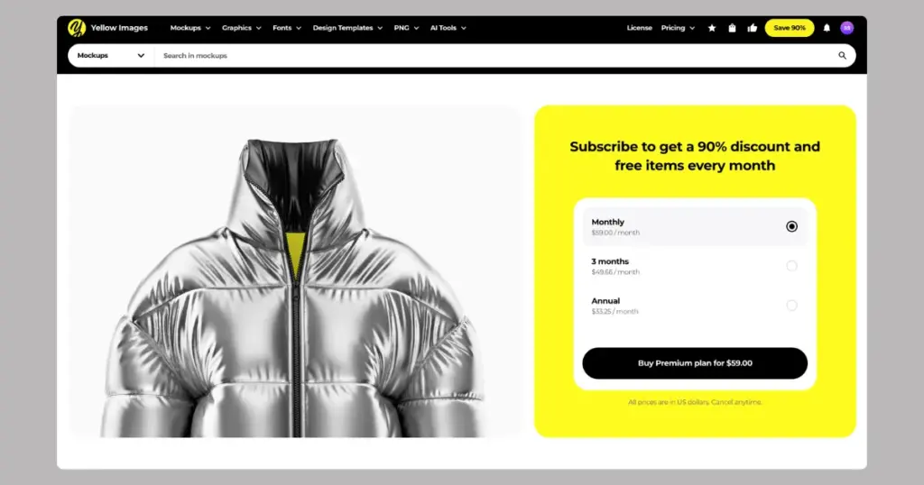 membership plan of yellow images