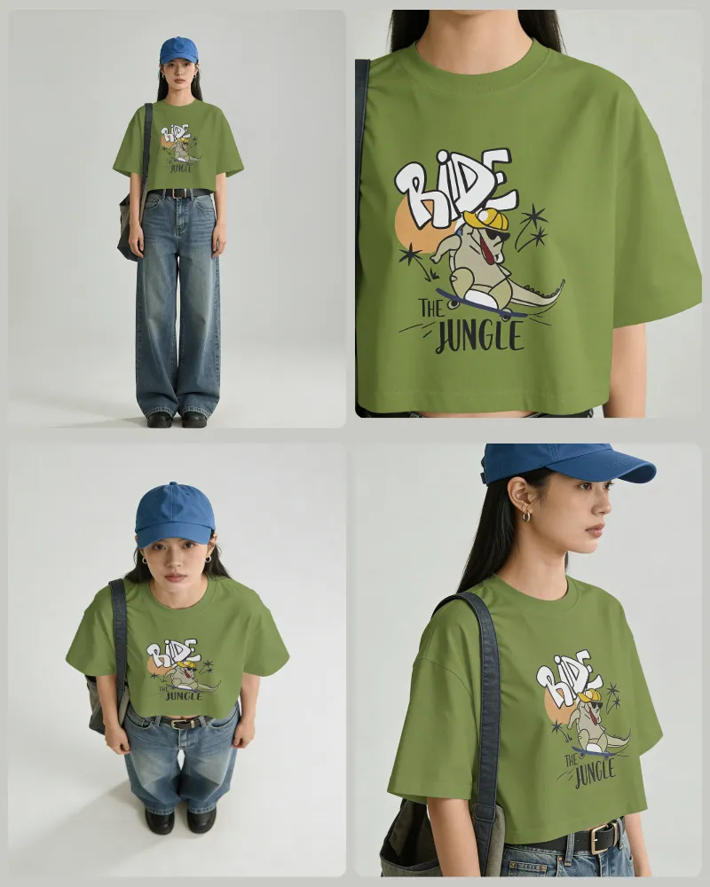 t-shirts in multi angle view