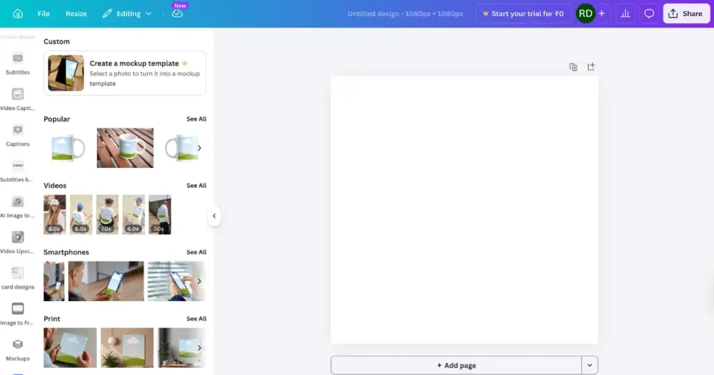 use canva for etsy mockups