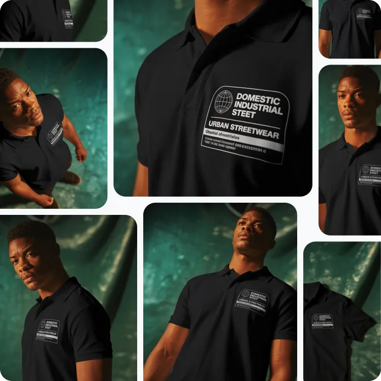 Polo Shirts in Multi-Angle View