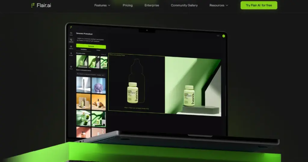 flair ai product mockups