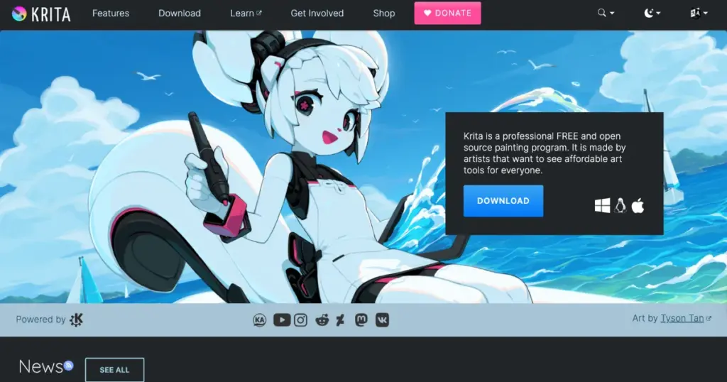 krita best picsart alternative for pc user