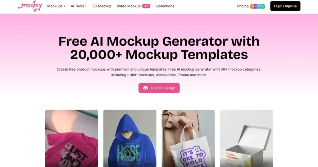 mockey best ai tool for print on demand for product mockups