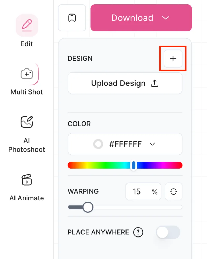 multiple design uploads