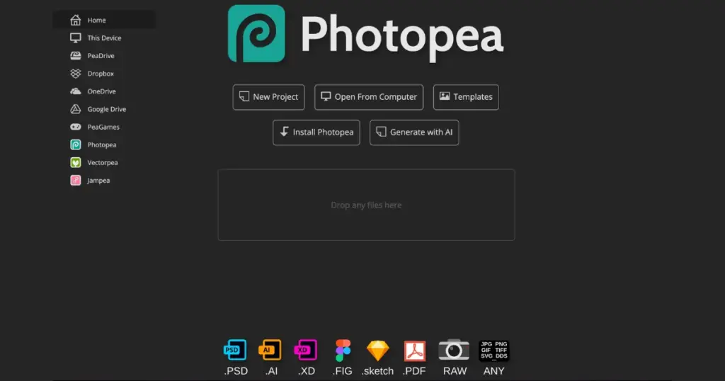 photopea free alternative to picsart