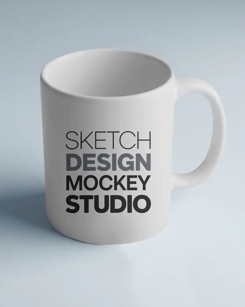 simple minimalist cup mockup for professional presentation and marketing campaigns