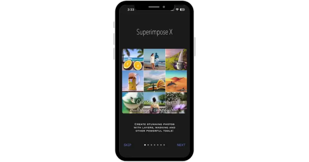 superimpose alternative to picsart for coutput and overlays