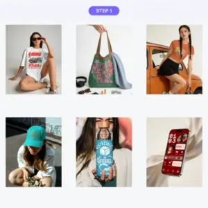 Choose a Product from the Mockups Section