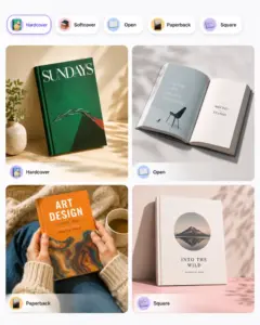 different book styles
