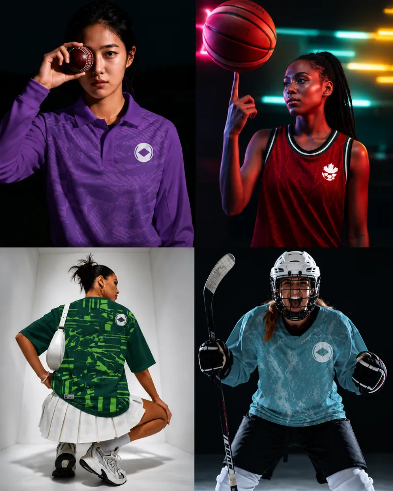 different jerseys in jersey mockup generator