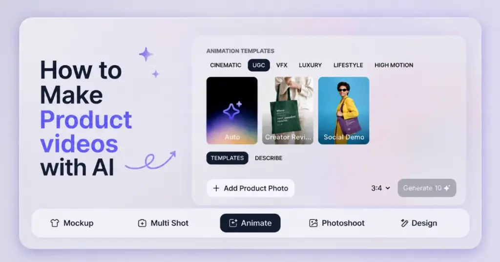 how to make product videos with ai