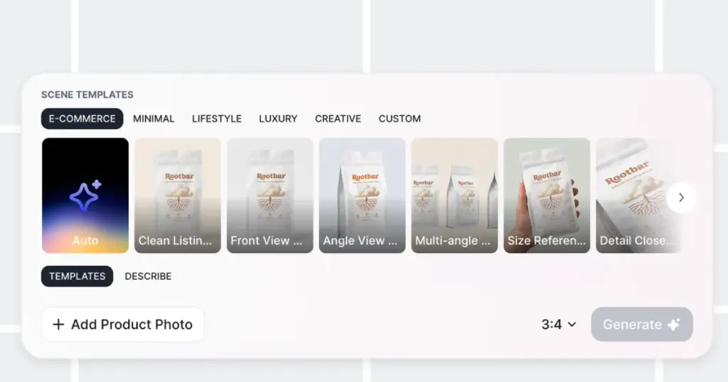 create ai photoshoot from your product image