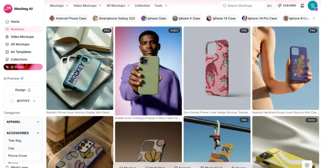 different phone cover styles