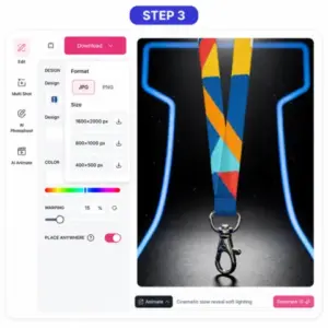 downloading high resolution lanyard mockup