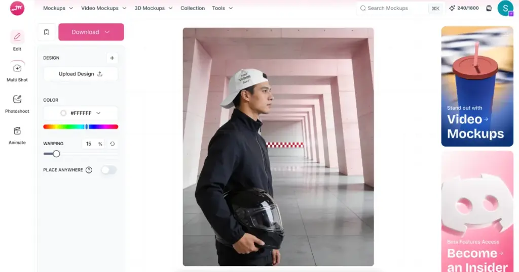 editing tools in mockey ai to use
