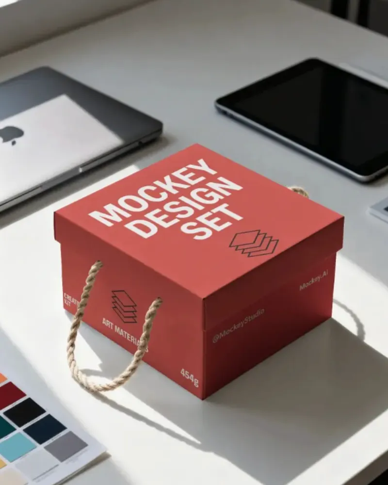 launch ready packaging using box mockup generator