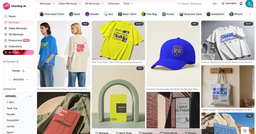 mockey ai is the best mockup site for print on demand sellers