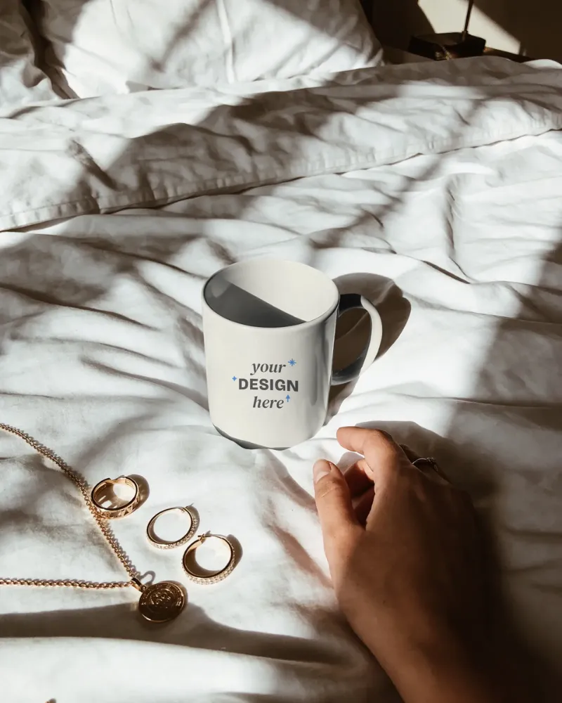11 oz and 15oz mugs print on demand mockups