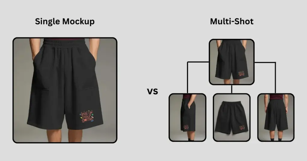 create more than one view of shorts