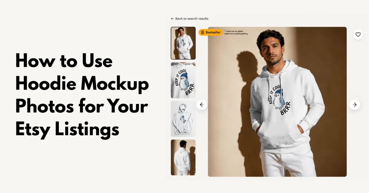 How to Use Hoodie Mockup Photos for Your Etsy Listings