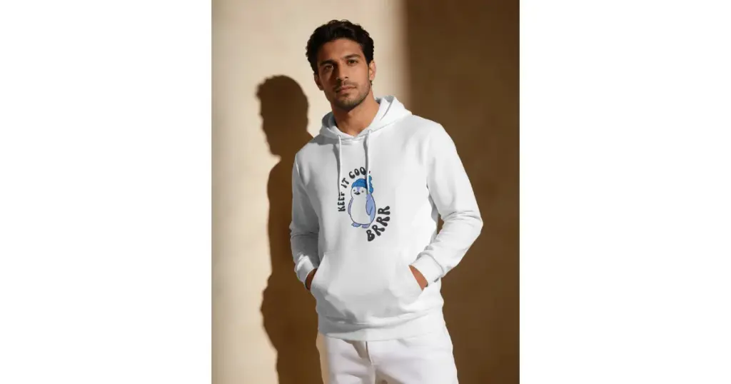lifestyle model hoodie mockup for etsy thumbnail
