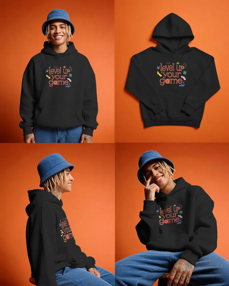 multi angle views in hoodie mockup generator