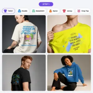 select a clothing product