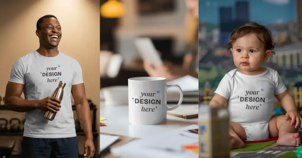 show mockups to the right audience