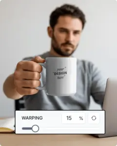 wrap your design around the mug